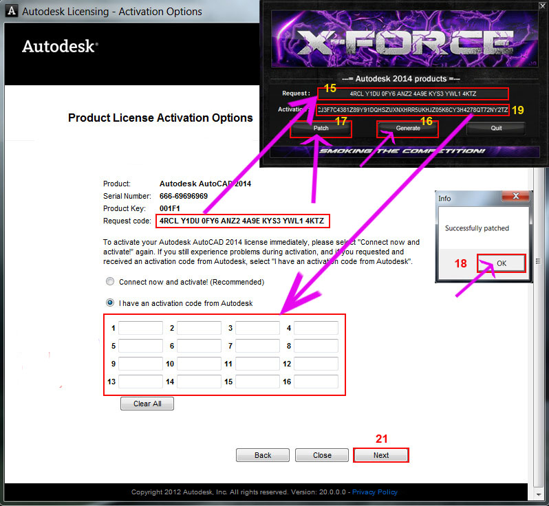Autocad 2012 xforce keygen download