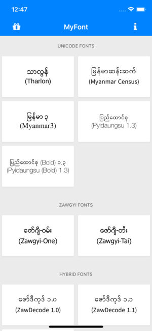 Install zawgyi font windows 7
